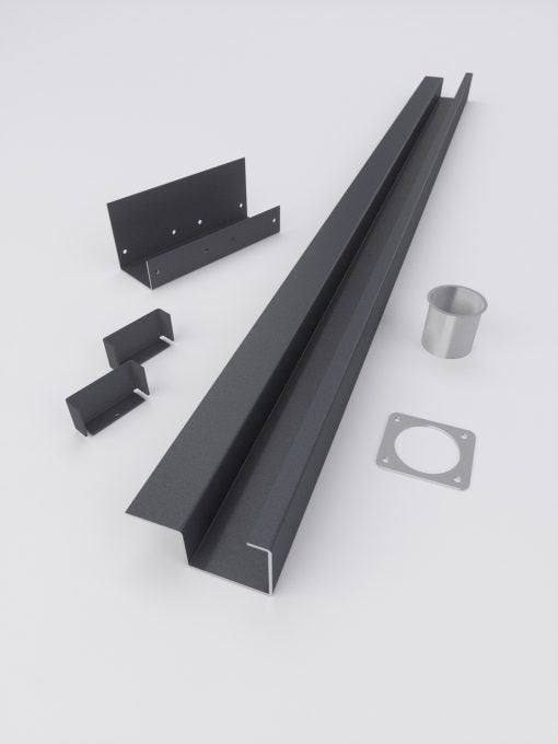 Wasserrinnensatz klein für 13mm Diele S