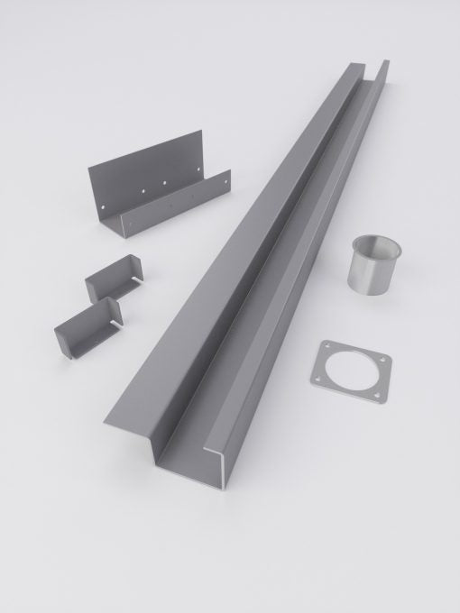 Wasserrinnensatz klein für 13mm Diele S