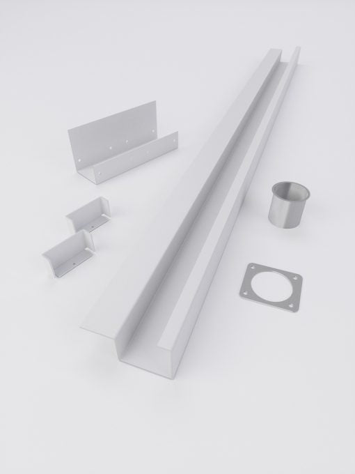 Wasserrinnensatz klein für 13mm Diele S
