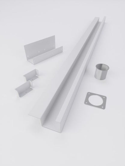 Wasserrinnensatz klein für 13mm Diele S
